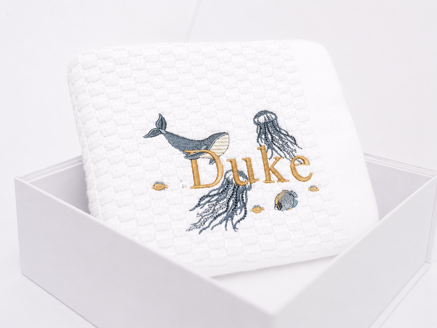 Underwater Personalised Baby Blanket