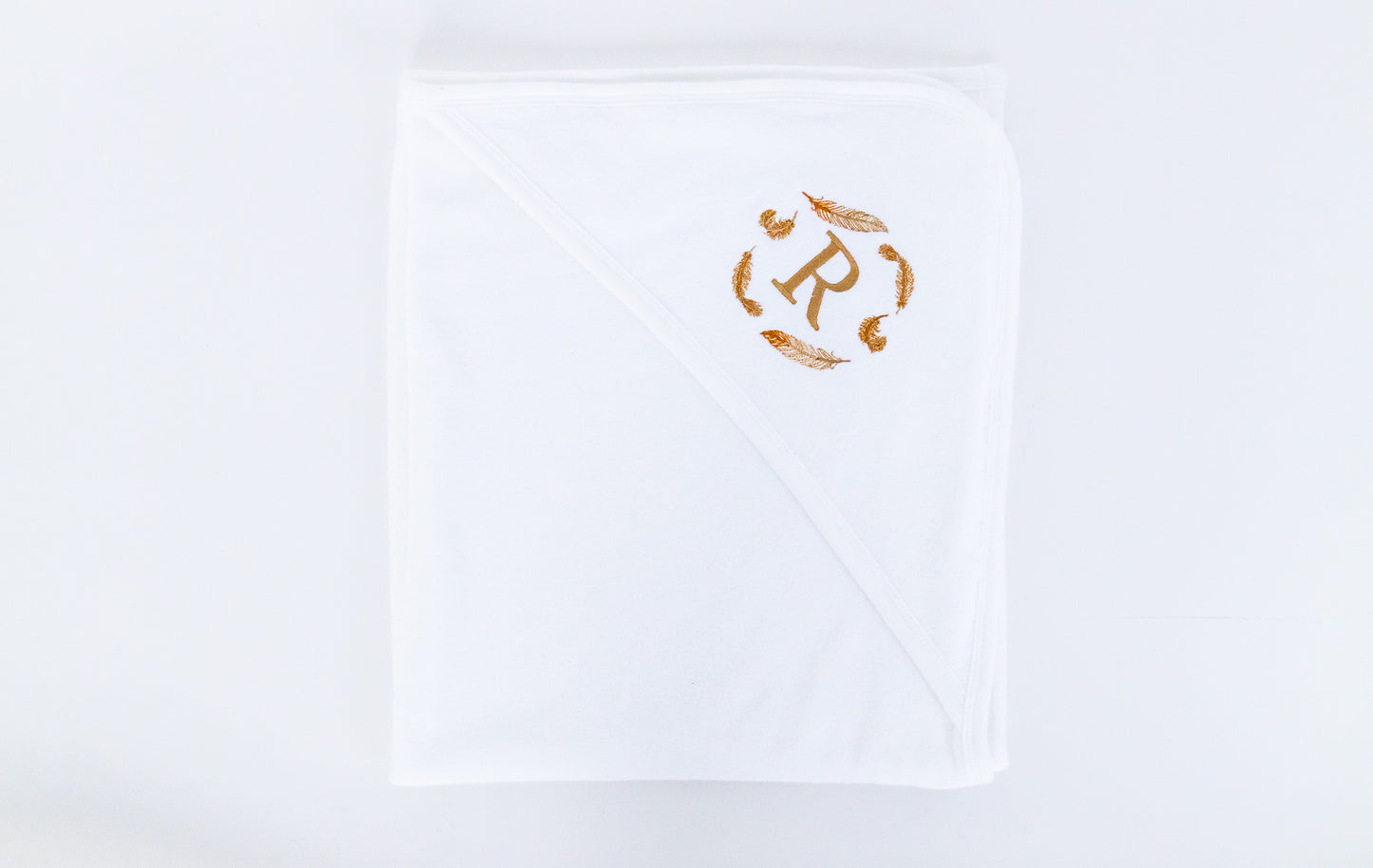 Feather Hooded Baby Towel