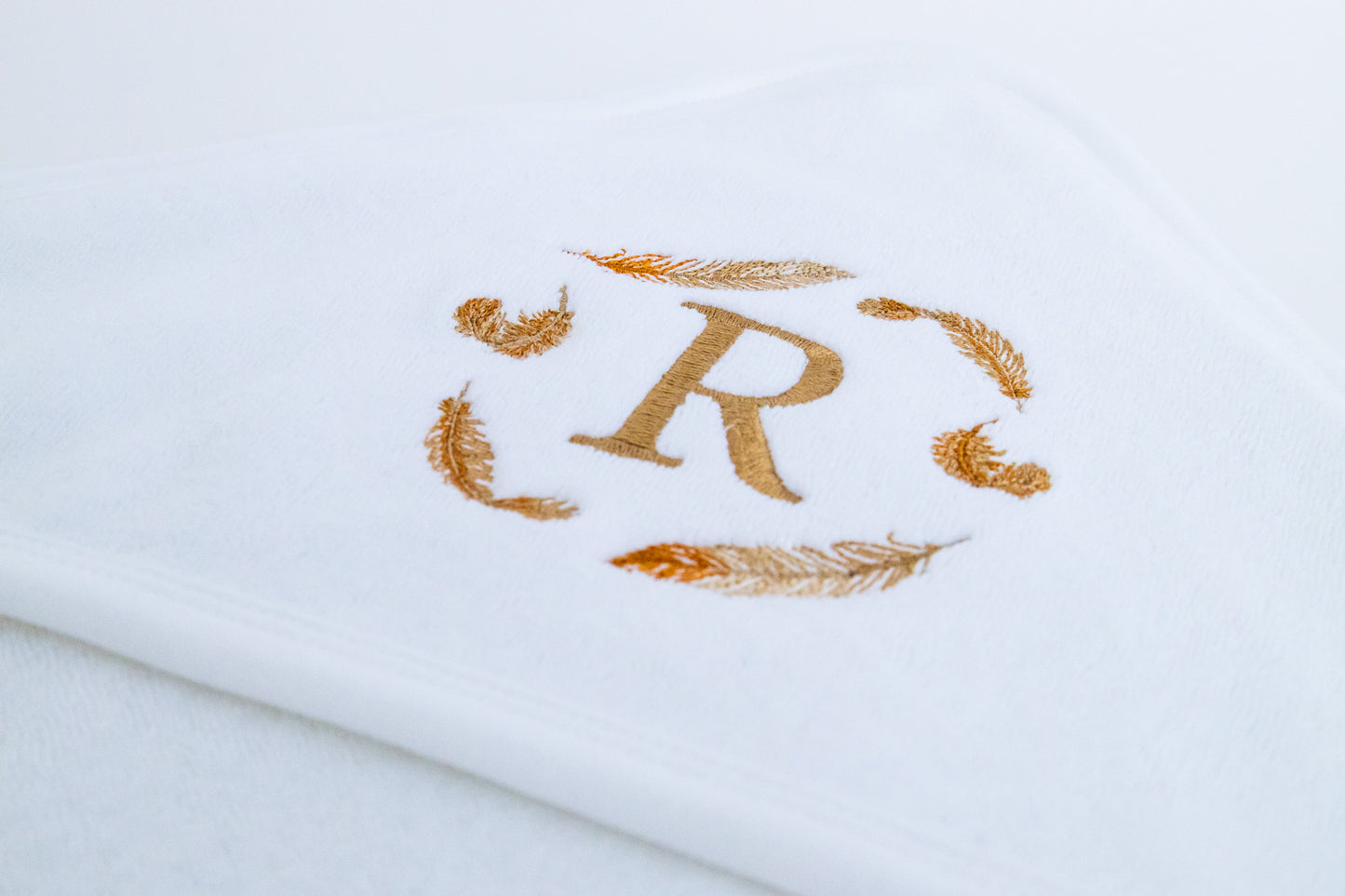 Feather Hooded Baby Towel