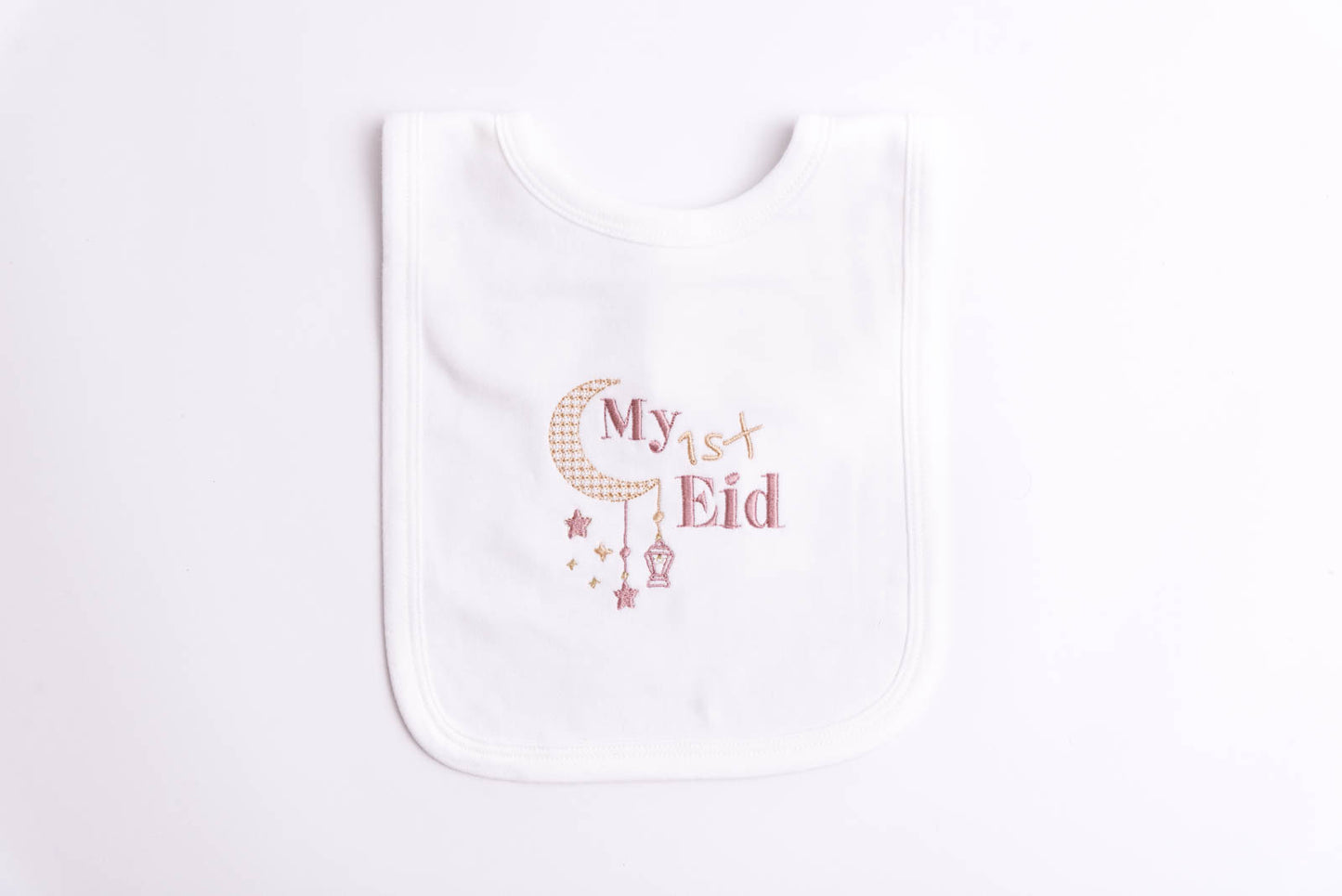 The Holy Month Crescent Bib