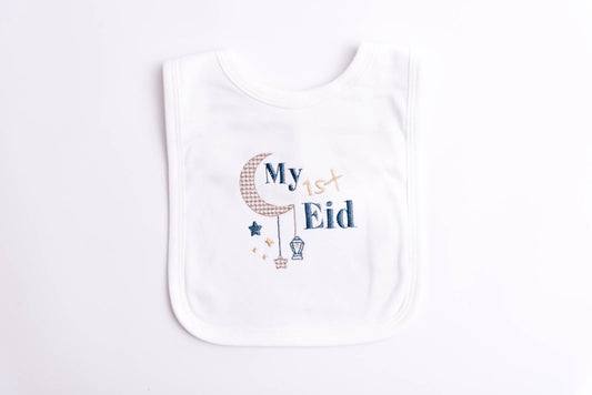 The Holy Month Crescent Bib