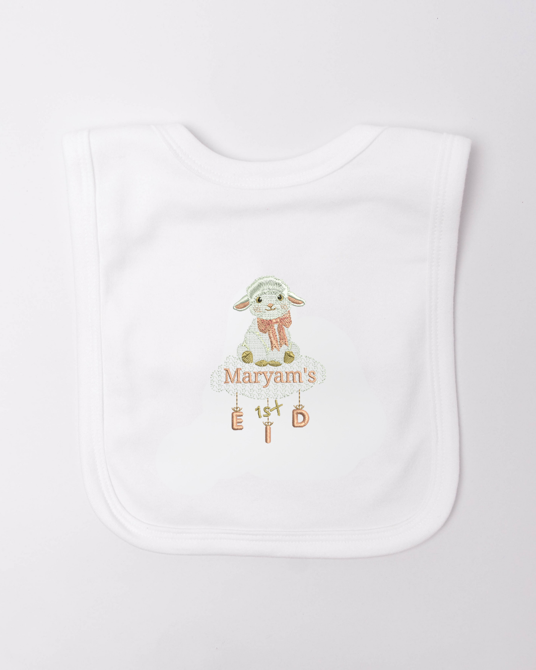 Personalised Holy Month Sheep Bib