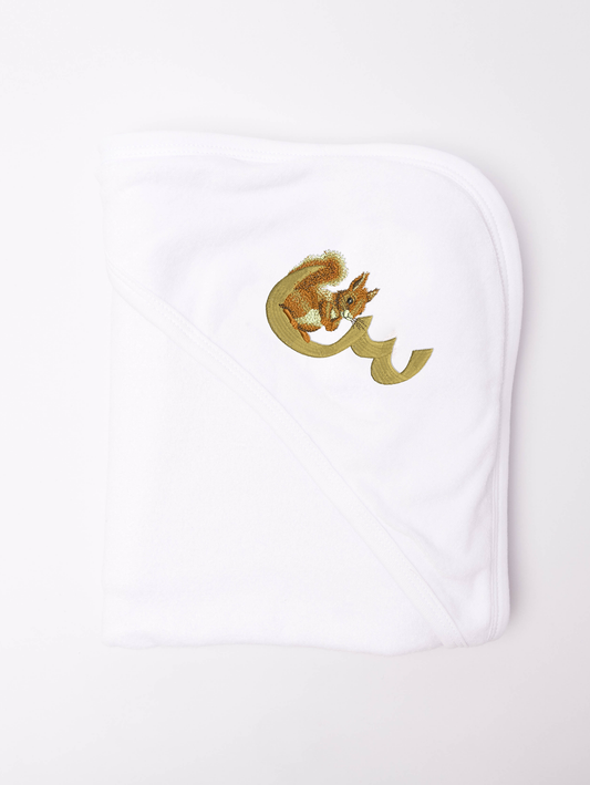 Arabic Alphabet Hooded Baby Towel