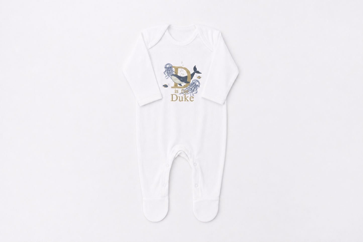 Underwater Personalised Baby Romper