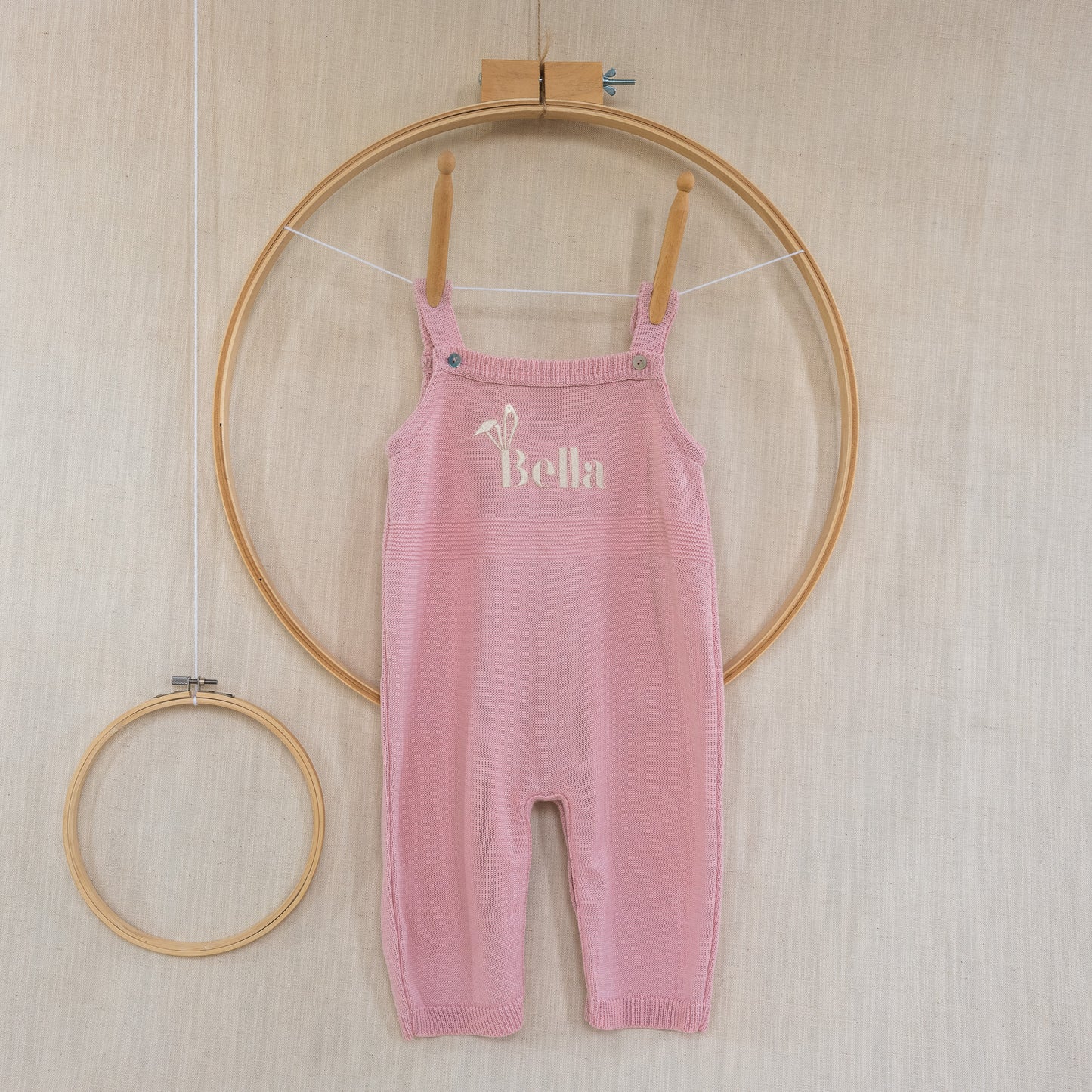 Bunny Ears Fine Knit Dungarees