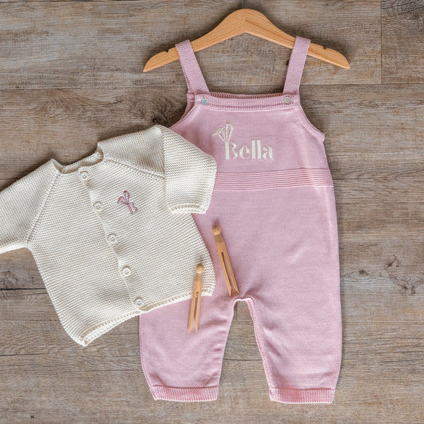 Bunny Ears Fine Knit Dungarees
