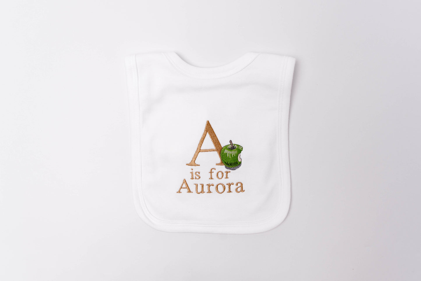 Alphabet Personalised Bib