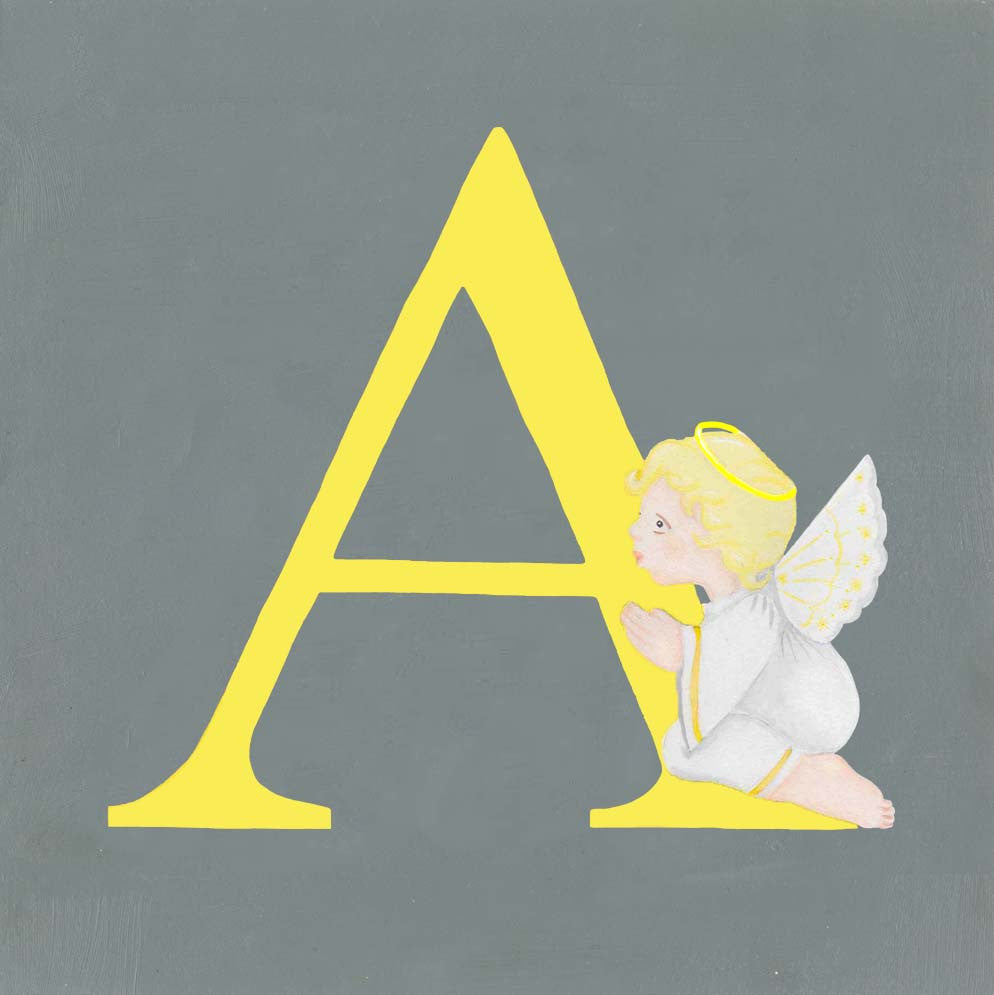 Personalised Alphabet in Acrylic Greeting Card