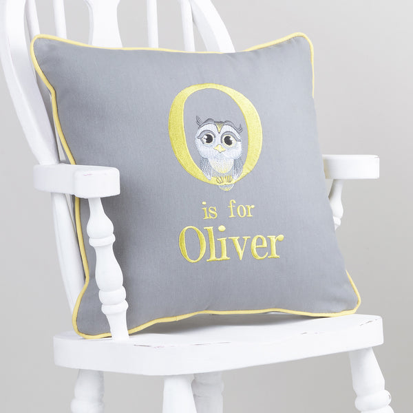 Alphabet Print and Cushion Gift Set