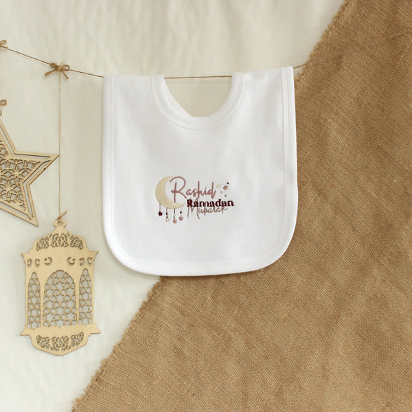 Personalised Ramadan Mubarak Baby Bib