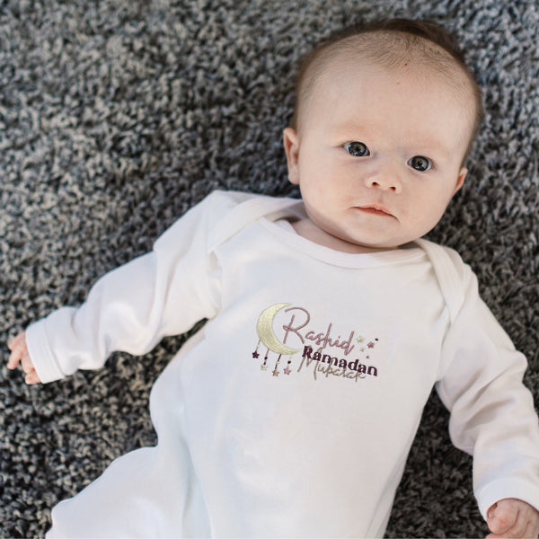 Personalised Ramadan Mubarak Romper Suit