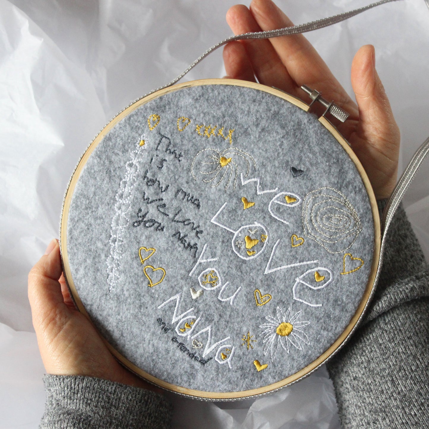 Children's Art Embroidery Hoop