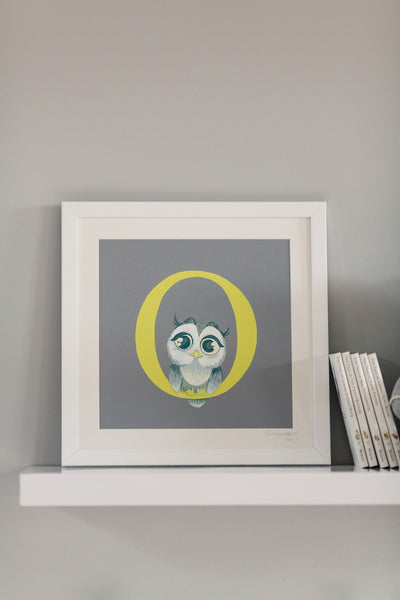 Alphabet Print and Cushion Gift Set