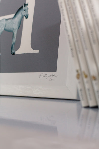Alphabet Print and Cushion Gift Set